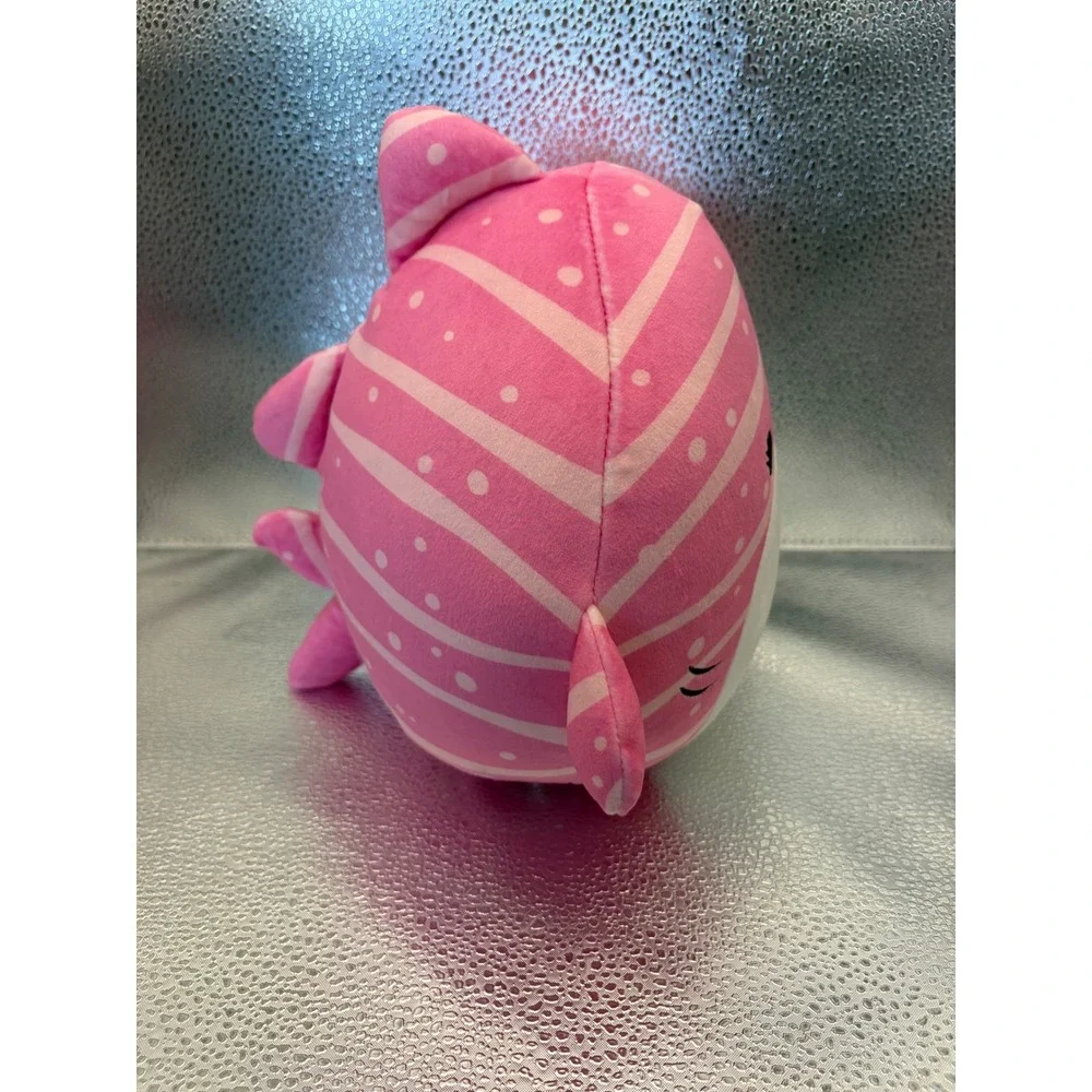 Squishmallows Aidy Pink Whale Shark Valentine Heart Plush 8 inch Kellytoy NWT